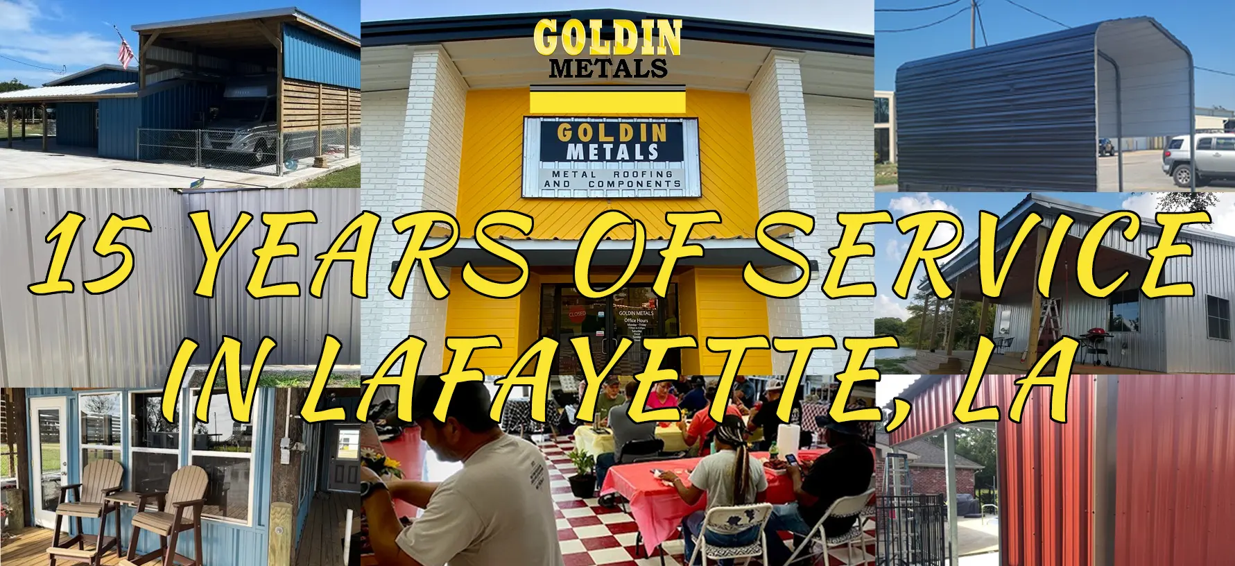 Metal roofing near Gulfport, MS, Harvey, LA, Lafayette, LA, Mobile, AL, and Dothan, AL